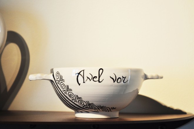 Le bol prénom, emblématique du territoire.