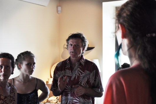 De plus, l'exposant/potier Sean Miller (Peillac) était présent afin de présenter son travail autour de la vaisselle en terre.