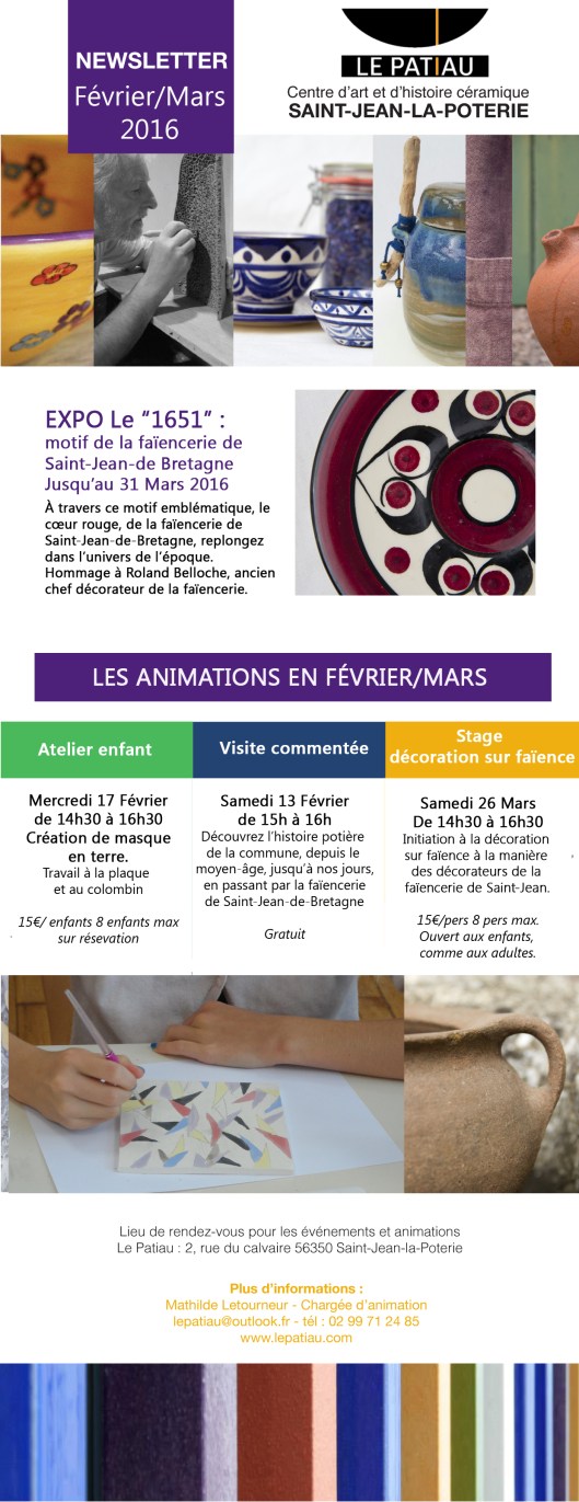 NEWSLETTER fév mars 2016