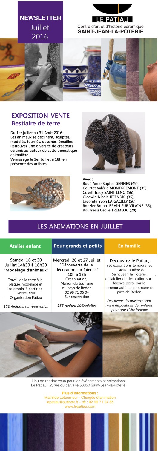 NEWSLETTER juillet 2016 copie